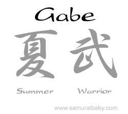 gabe kanji name